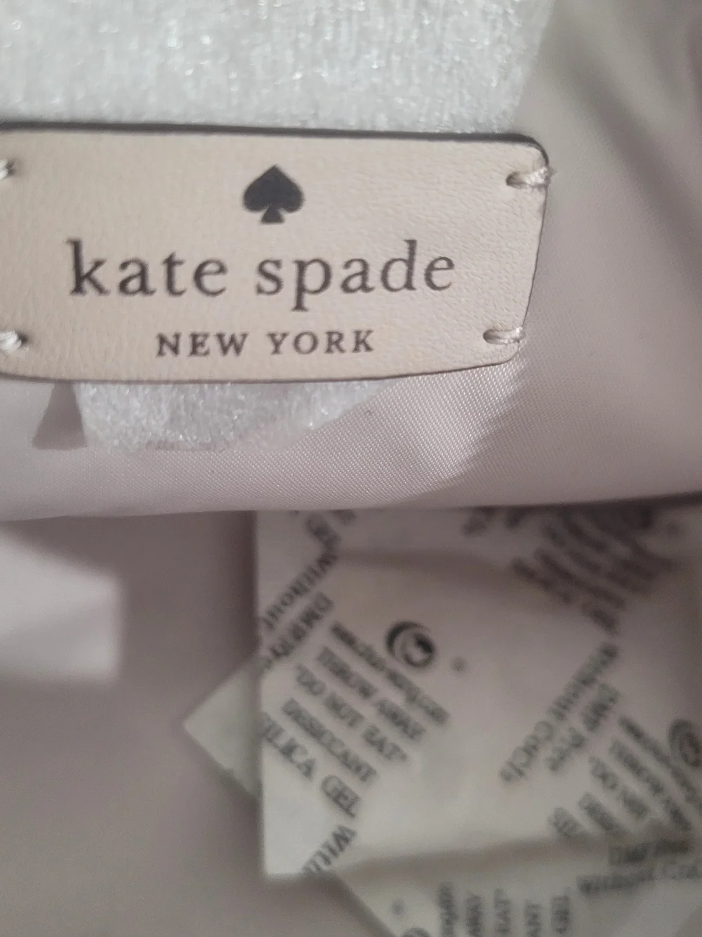 Kate Spade New York Pink Glitter Cosmetic Pouch